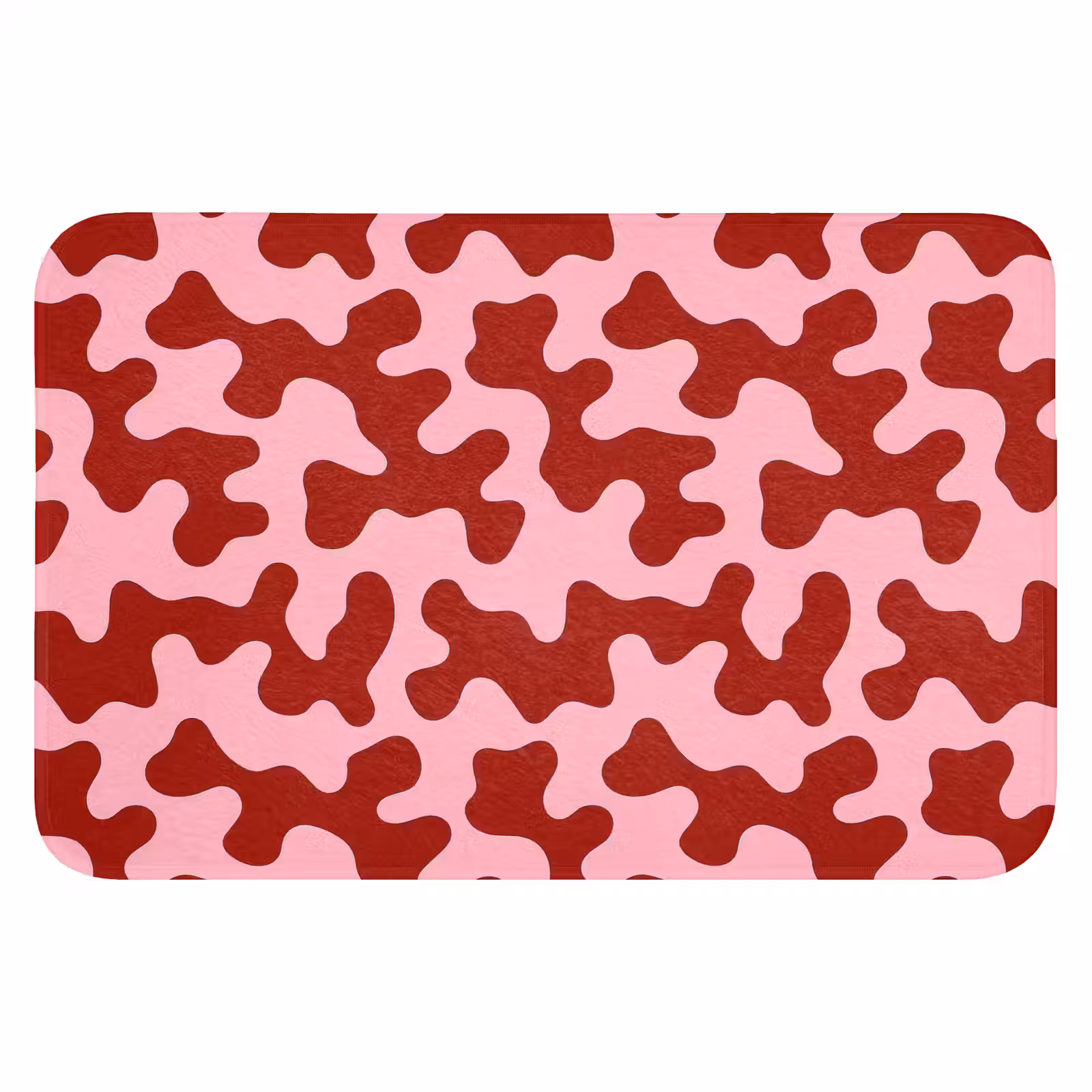 WC Mat - Modern - Abstract - Rood — 1