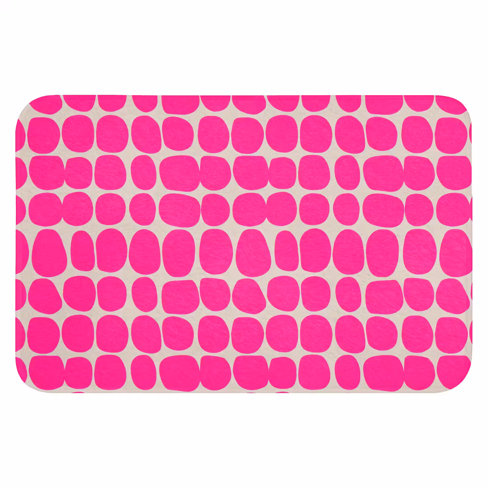 WC Mat - Stippen - Patroon - Roze — 1