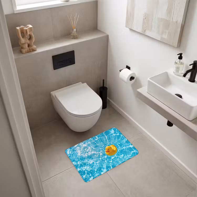 WC Mat - Badeend - Dobberen - Blauw — 6