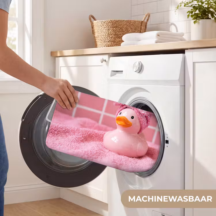 WC Mat - Badeend -Strik - Roze — 5