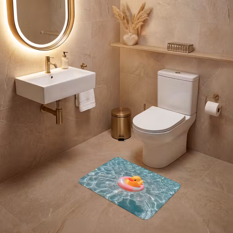 WC Mat - Badeend - Zwemband - Geel — 4