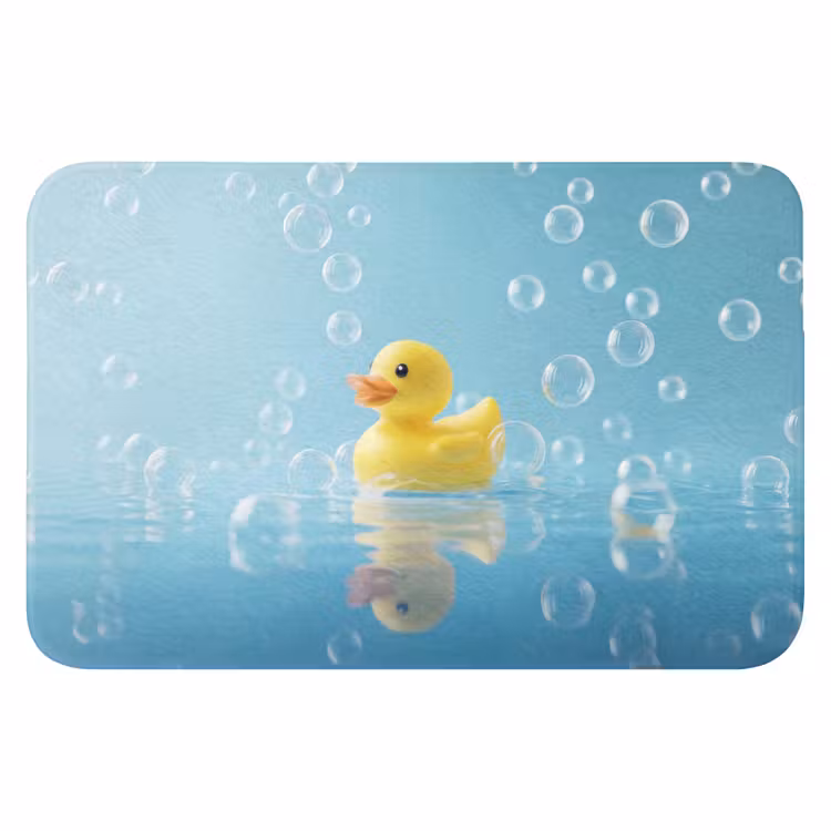 WC Mat - Bubbels - Badeend - Geel — 1