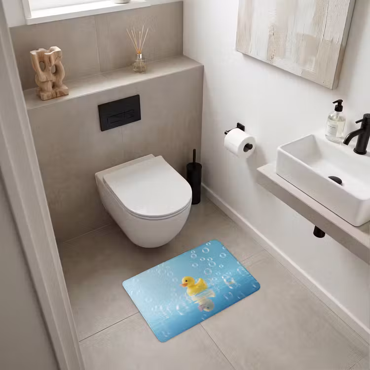WC Mat - Bubbels - Badeend - Geel — 6