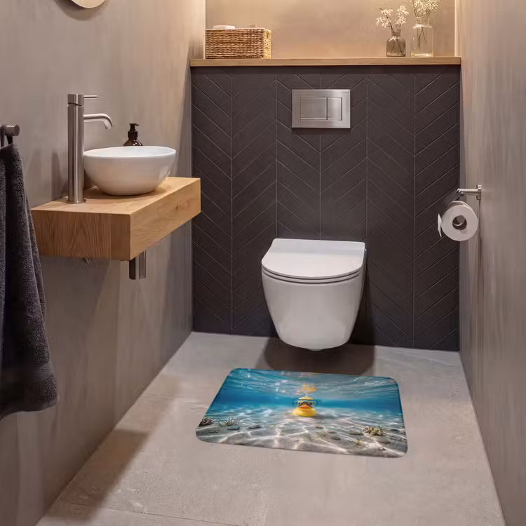 WC Mat - Duikbril - Eend - Water — 2