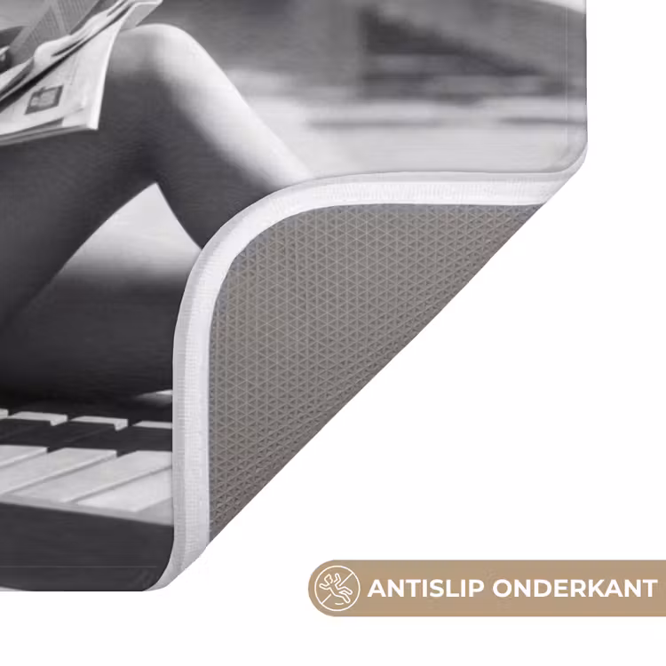 WC Mat - Glamour - Modern - Zwart - Wit — 3
