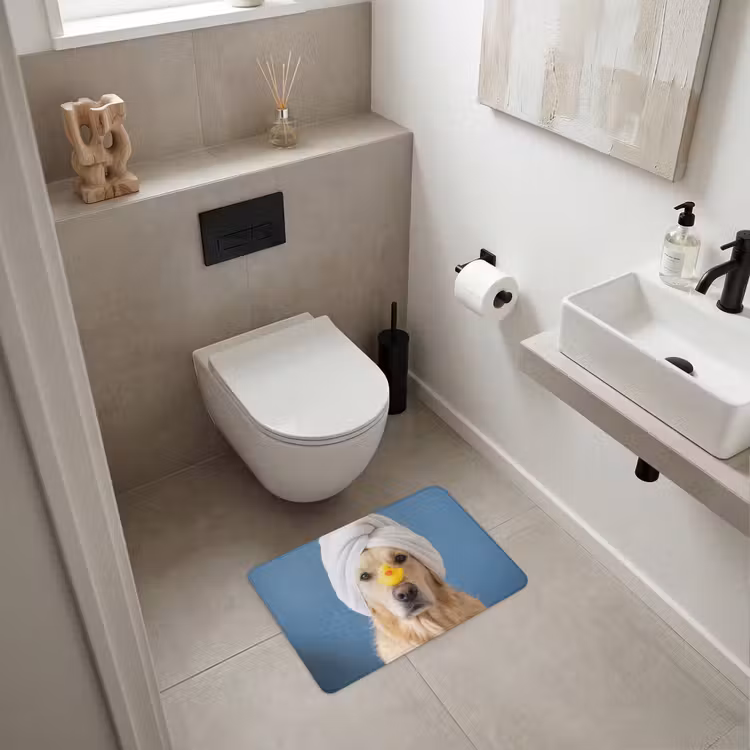 WC Mat - Hond - Badeend - Geel — 6