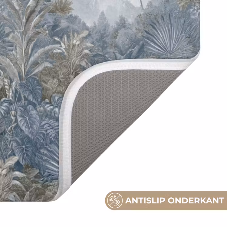 WC Mat - Jungle - Landschap - Blauw — 3