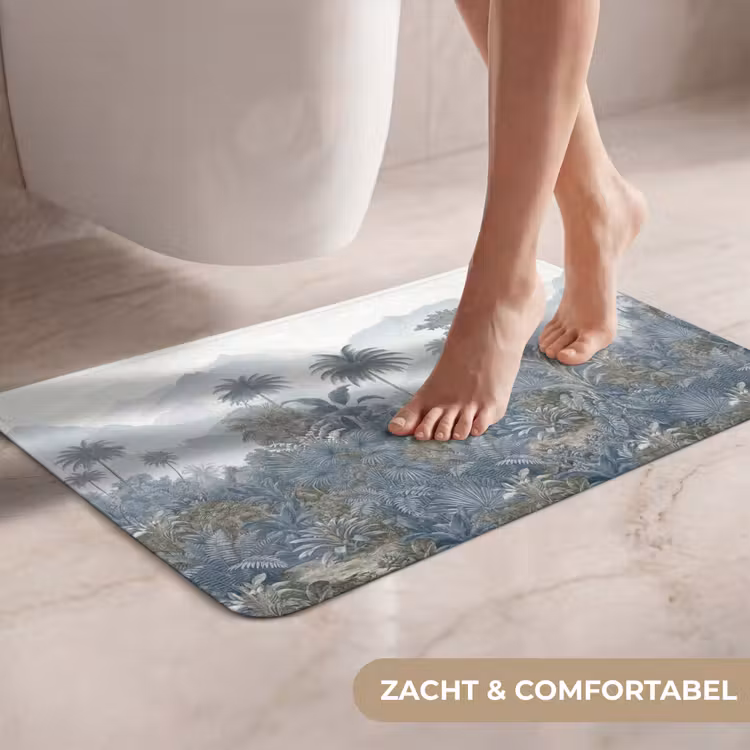 WC Mat - Jungle - Landschap - Blauw — 7