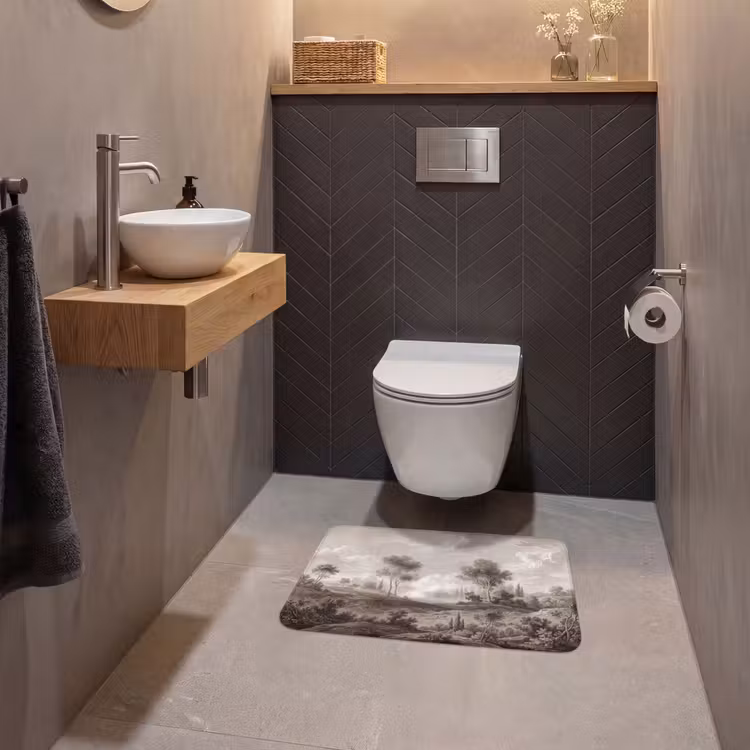 WC Mat - Klassiek - Landschap - Neutraal — 2