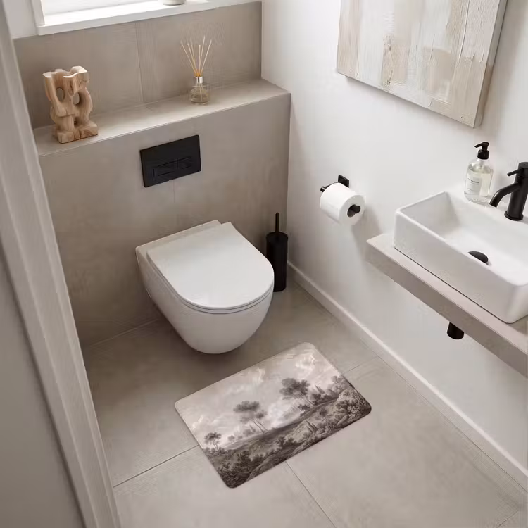 WC Mat - Klassiek - Landschap - Neutraal — 6