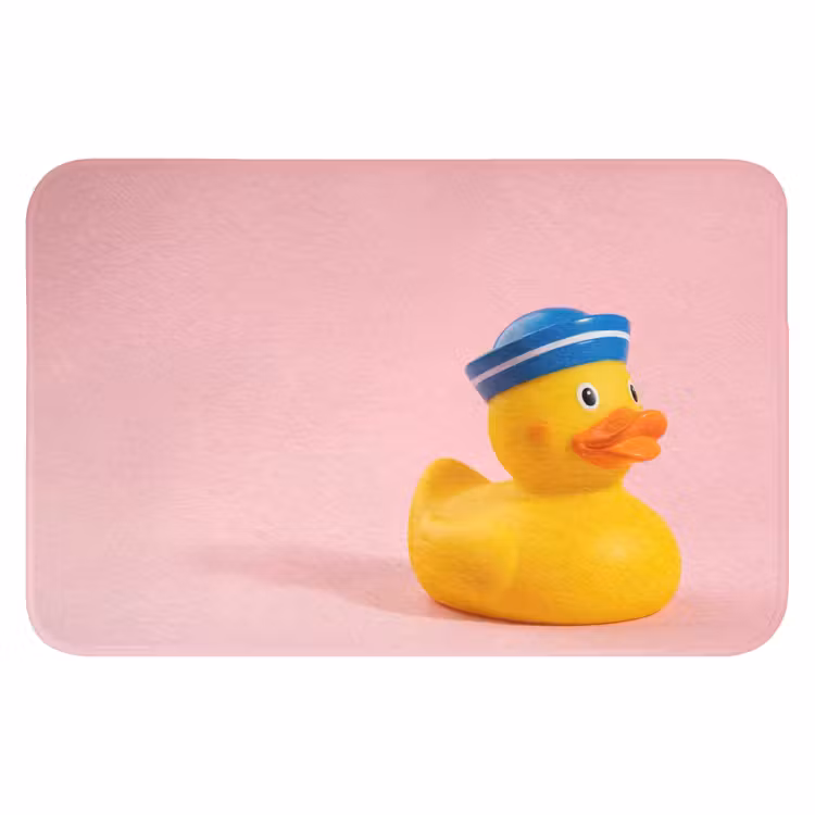 WC Mat - Matroos - Eend - Roze — 1