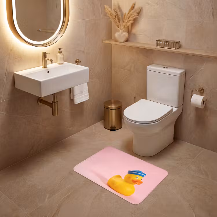 WC Mat - Matroos - Eend - Roze — 4