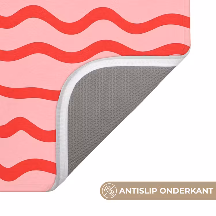 WC Mat - Speels - Patroon - Rood — 3