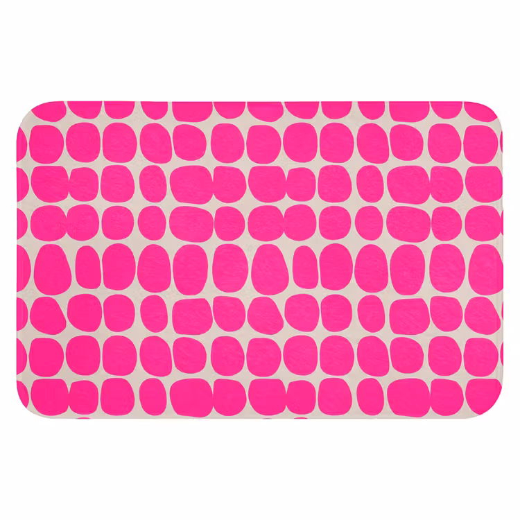WC Mat - Stippen - Patroon - Roze — 1
