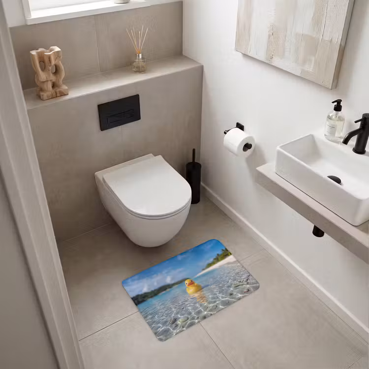 WC Mat - Tropisch - Badeend - geel — 6