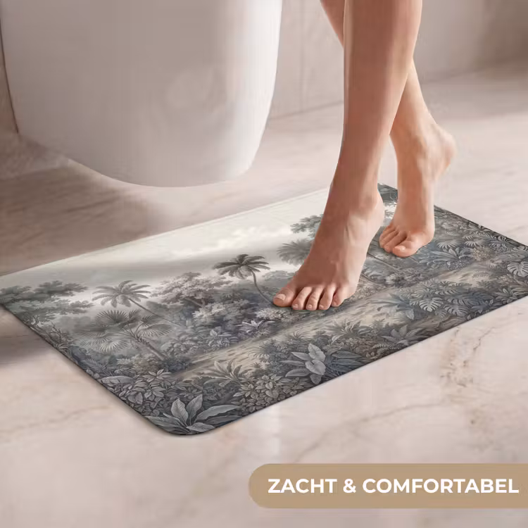 WC Mat - Tropisch - Landschap - Illustratie — 7