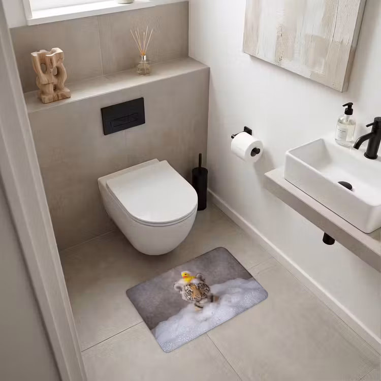 WC Mat - Welpje - Bad - Geel — 6