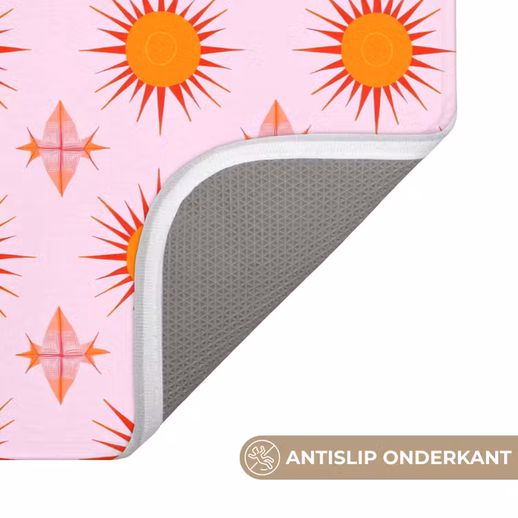 WC Mat - Zon - Patroon - Roze — 3