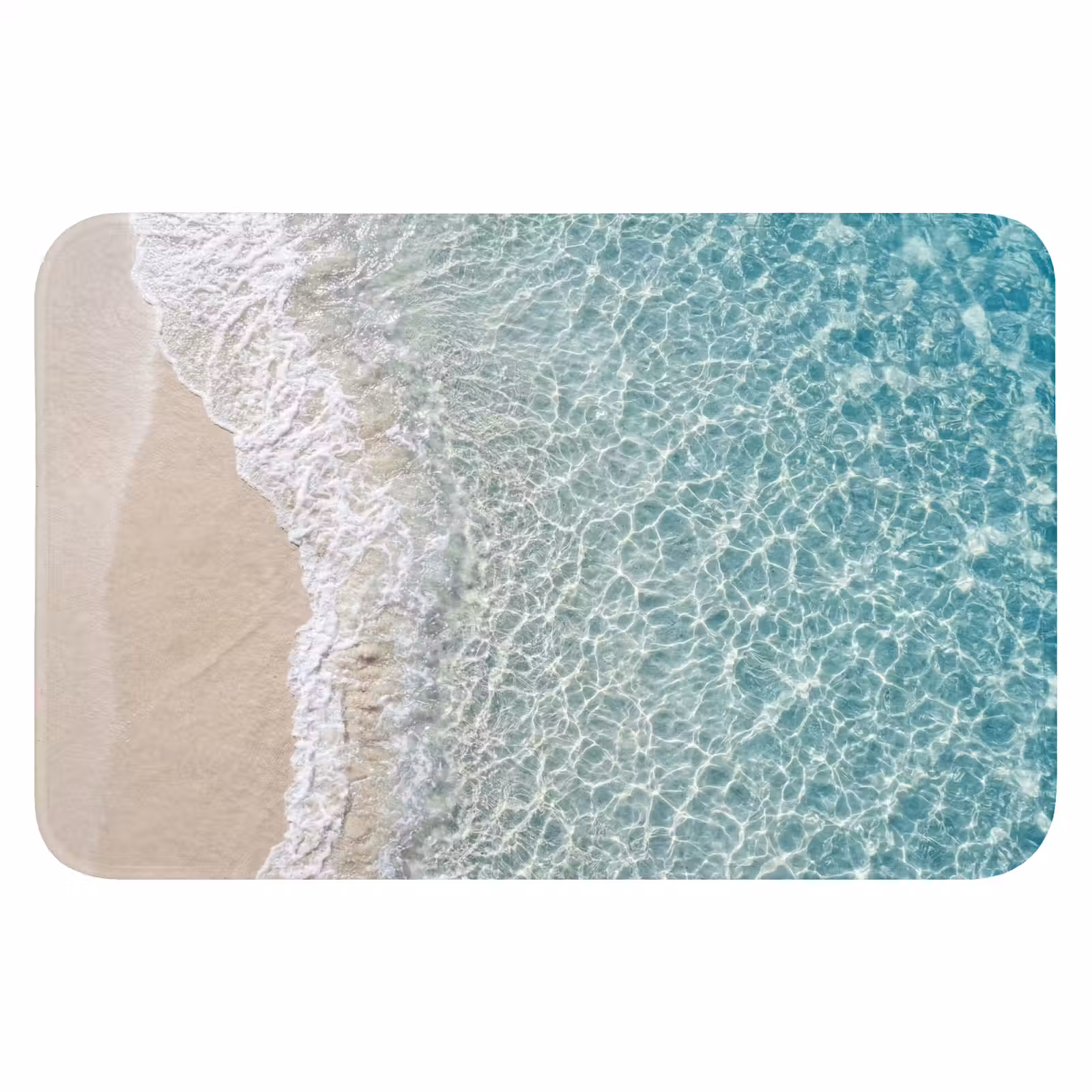 WC Mat - Kust - Zand - Blauw — 1