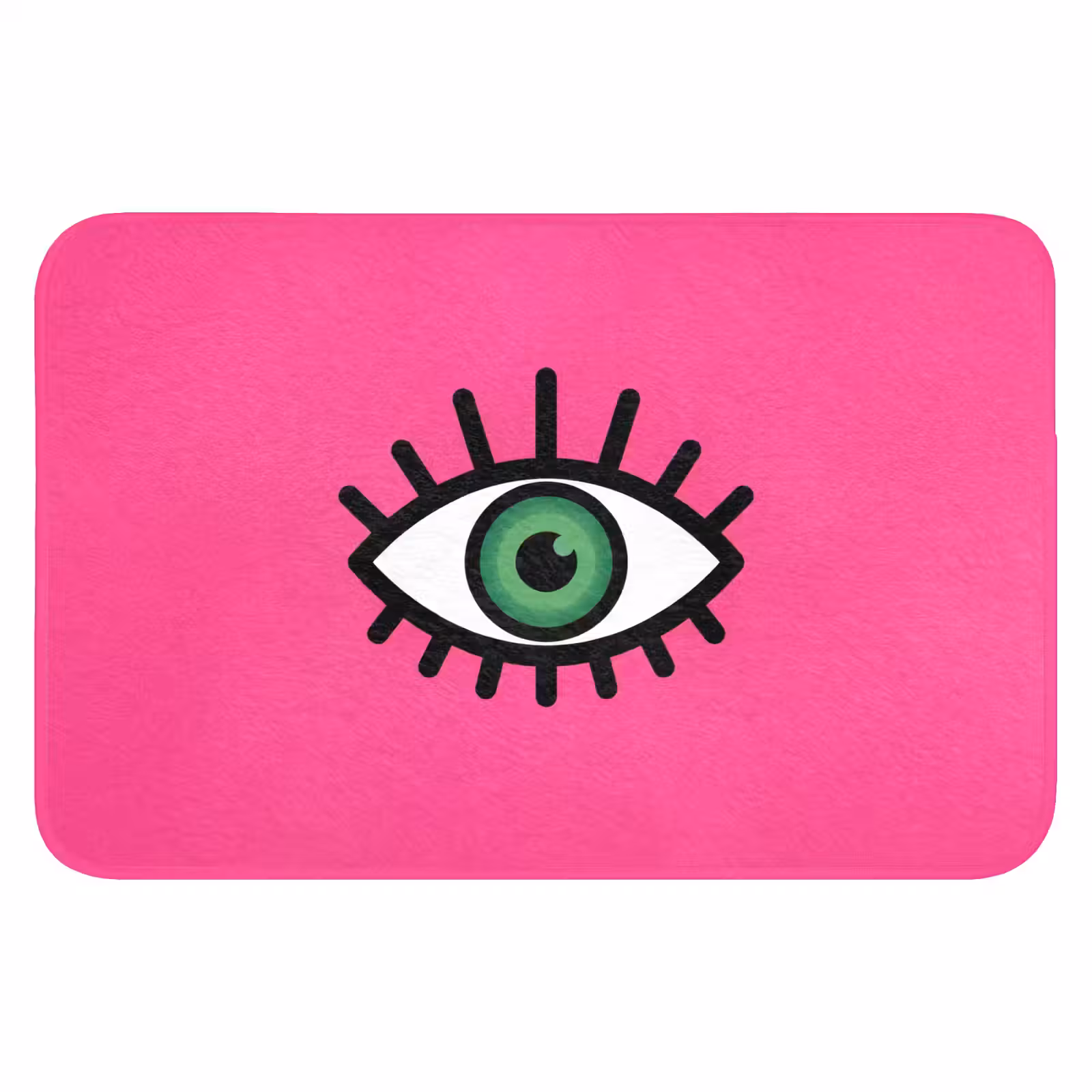 WC Mat - Minimalistisch - Oog - Roze — 1