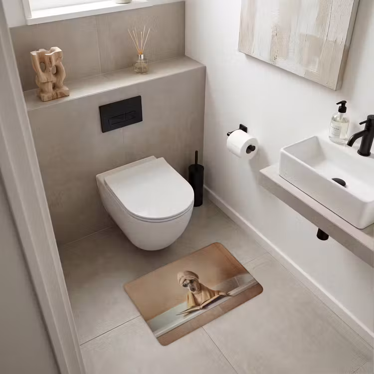 WC Mat - Bad - Hond - Boek - Zonnebril — 6