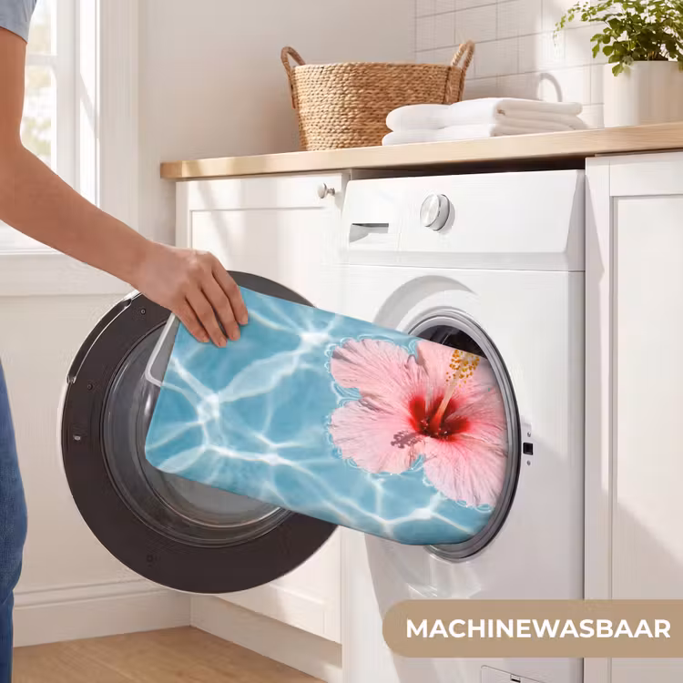 WC Mat - Hibiscus - Water - Roze — 5