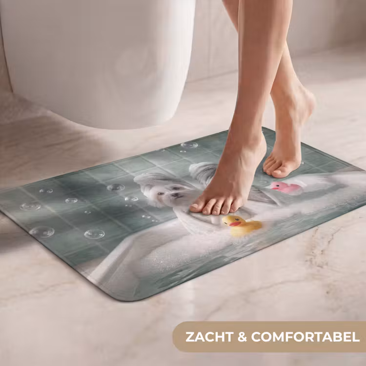 WC Mat - Hondjes - Badkuip - Badeendjes - Handdoeken — 7