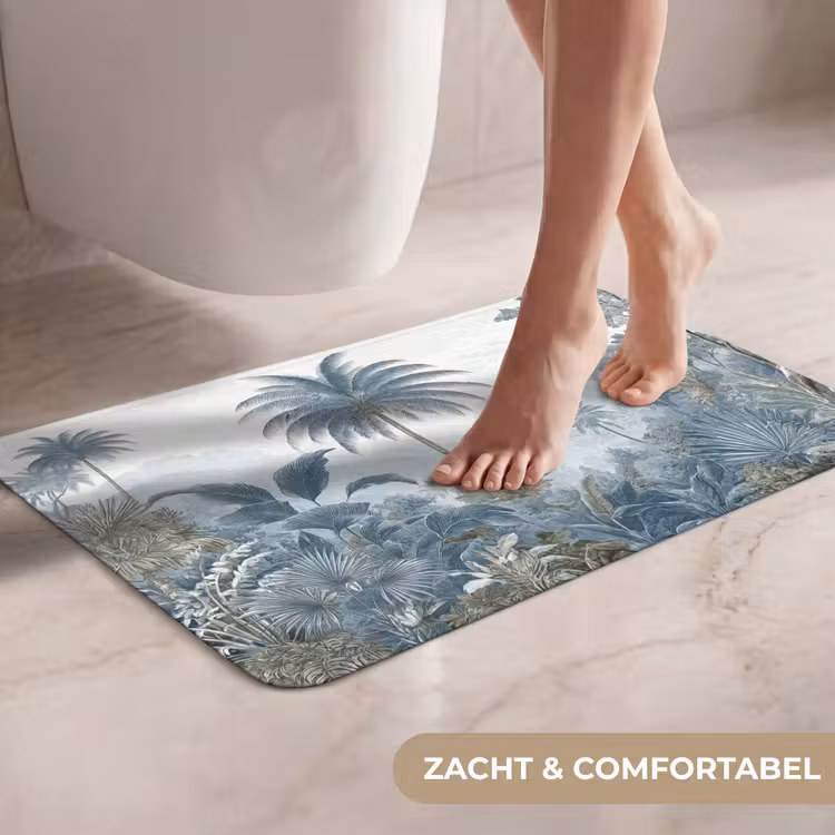 WC Mat - Jungle - Modern - Blauw - Groen — 7
