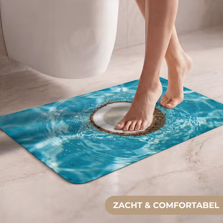 WC Mat - Kokosnoot - Water - Wit — 7