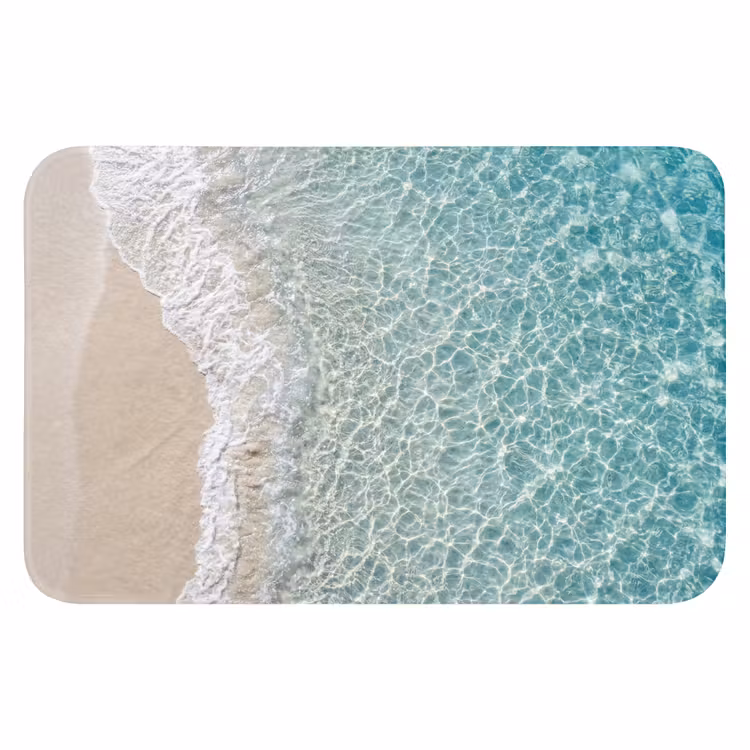 WC Mat - Kust - Zand - Blauw — 1