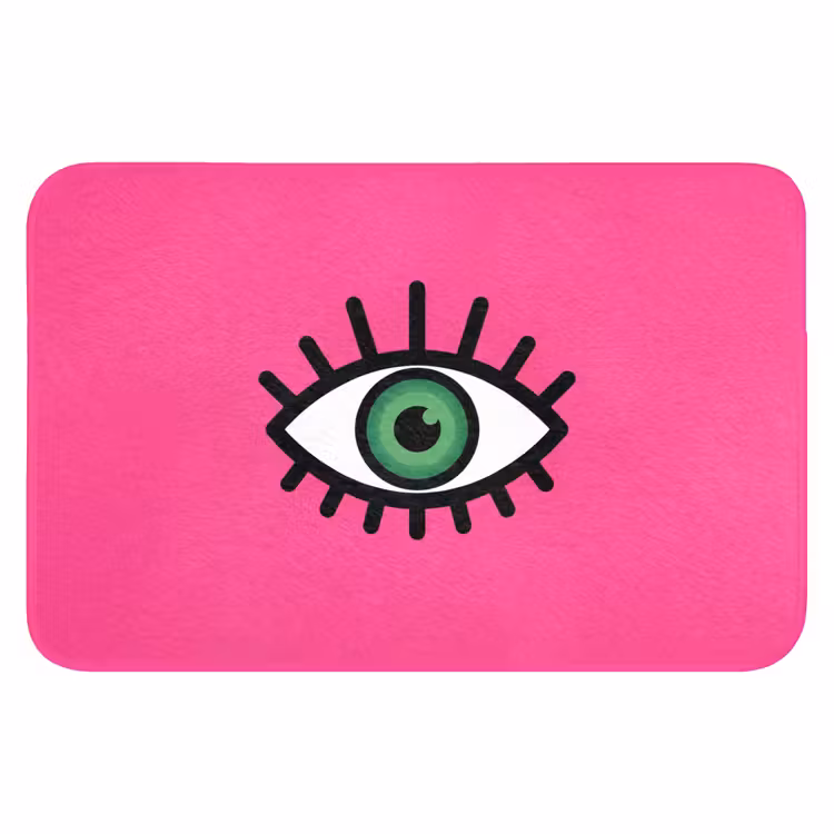 WC Mat - Minimalistisch - Oog - Roze — 1