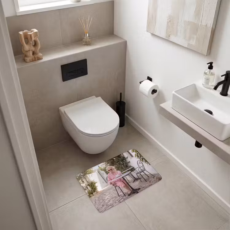 WC Mat - Ochtendjas - Krulspelden - Roze — 6