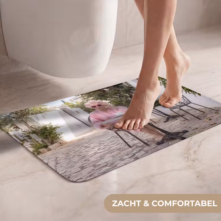 WC Mat - Ochtendjas - Krulspelden - Roze — 7
