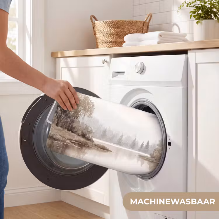 WC Mat - Rivierlandschap - Minimalistisch - Aardetinten — 5