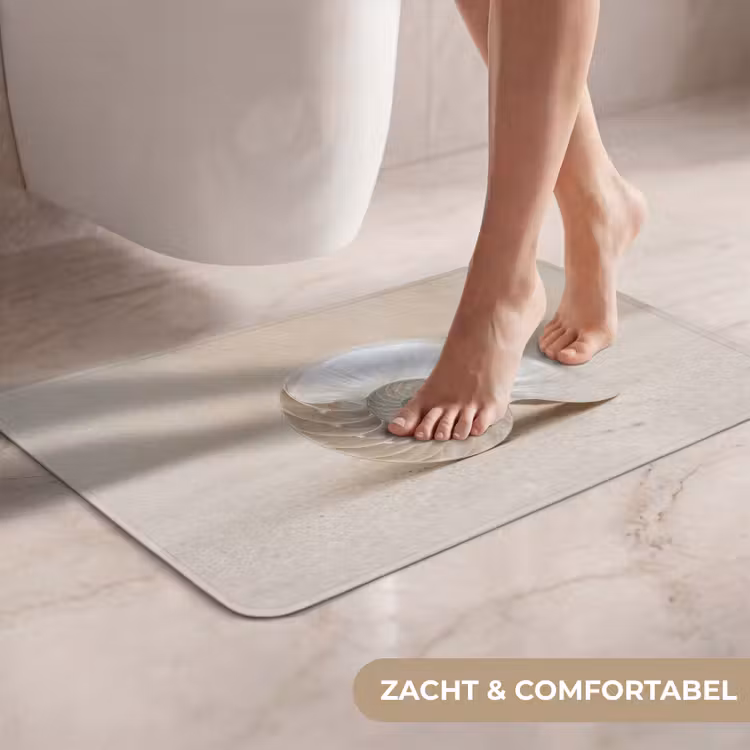 WC Mat - Schelp - Spiraal - Beige — 7