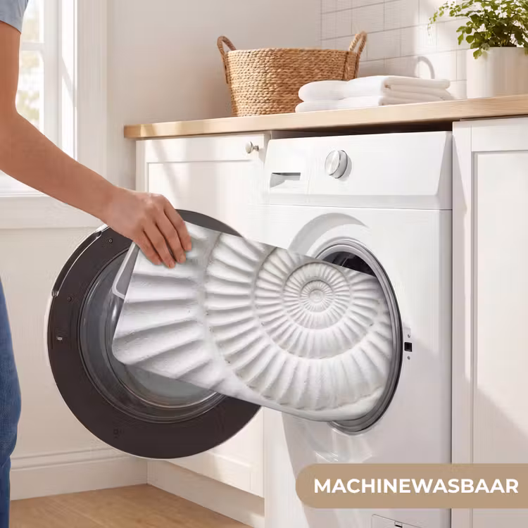 WC Mat - Schelp - Spiraal - Wit — 5
