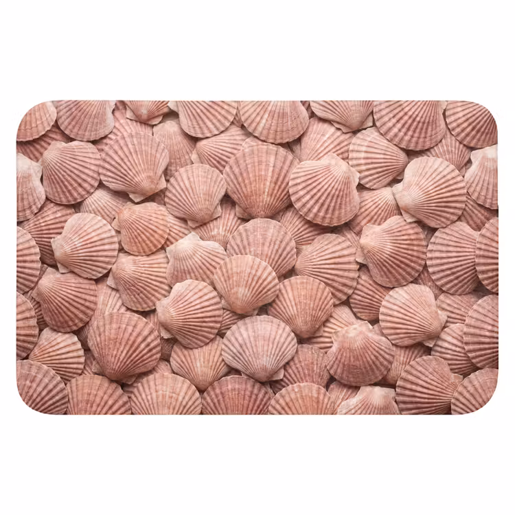 WC Mat - Schelpen - Patroon - Roze — 1