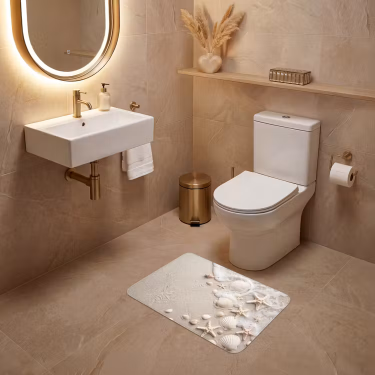 WC Mat - Schelpen - Zeesterren - Strand — 4