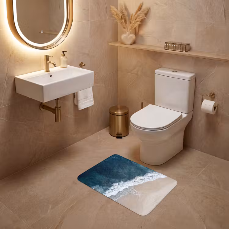 WC Mat - Strand - Zee - Golven — 4