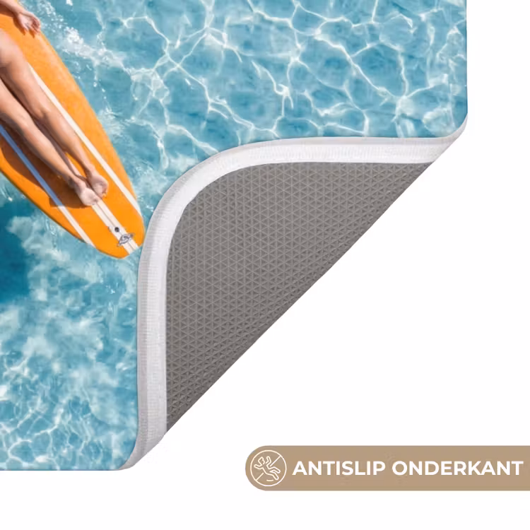 WC Mat - Surfboard - Water - Badpak - Oranje — 3