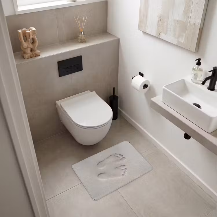 WC Mat - Voeten - Afdrukken - Zand — 6