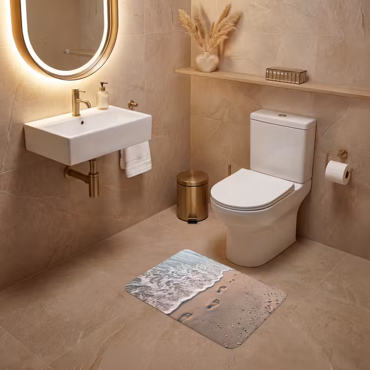 WC Mat - Voetstappen - Vloedlijn - Zee — 4