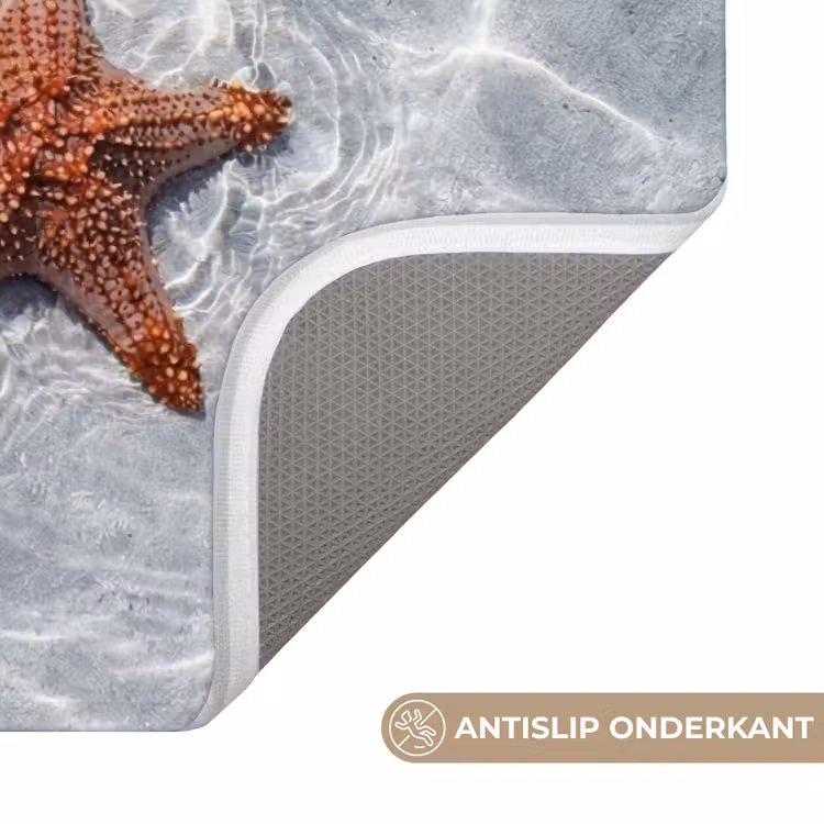 WC Mat - Zeesterren - Water - Helder — 3
