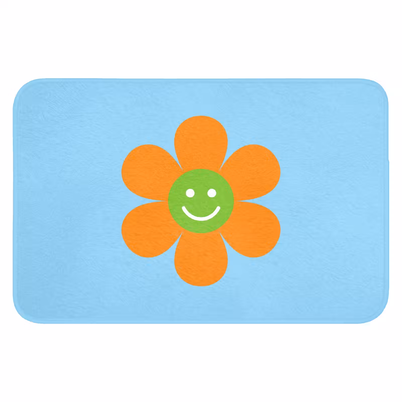 WC Mat - Bloem - Smiley - Kleurrijk — 1
