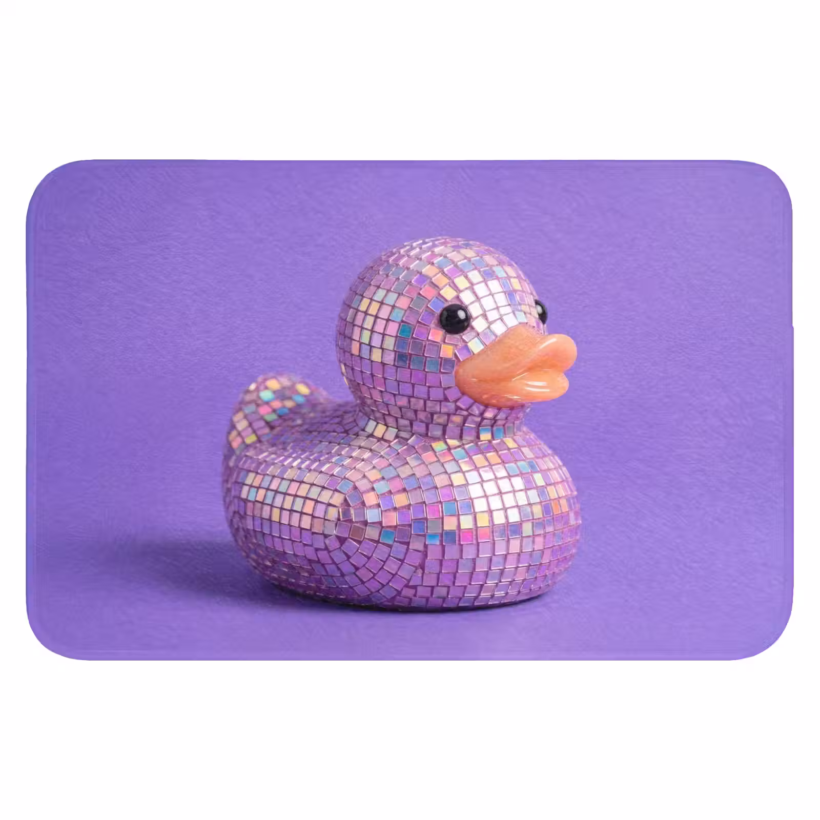 WC Mat - Disco - Eend - Paars — 1