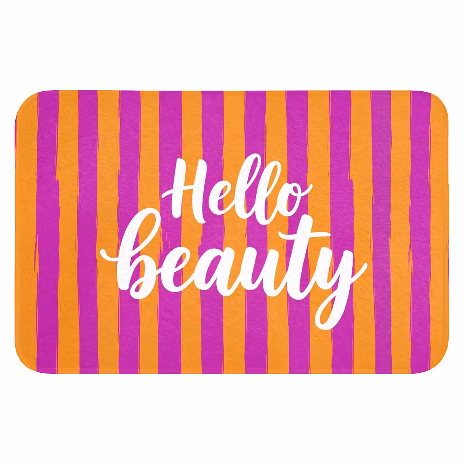 WC Mat - Modern - Hello - Oranje — 1