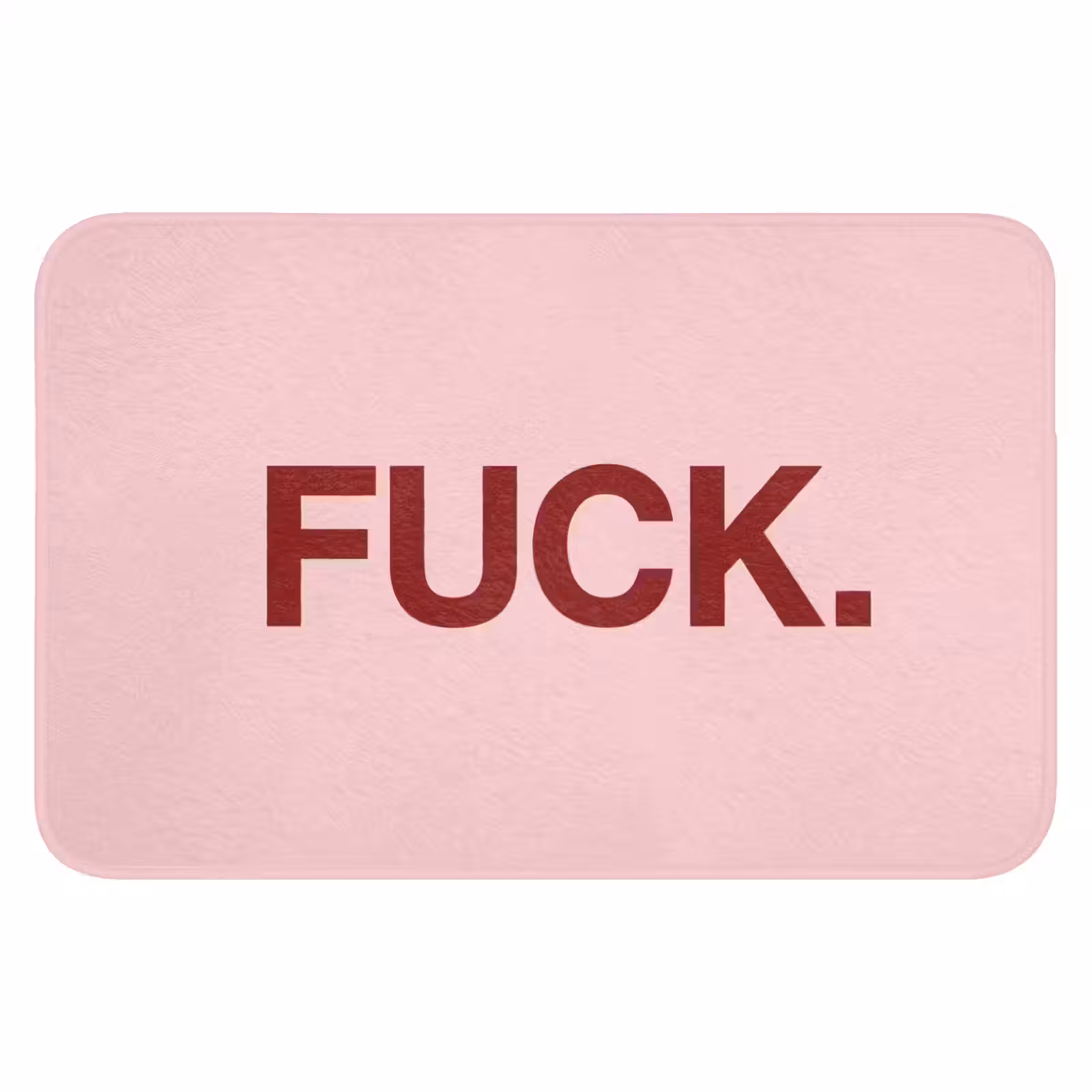 WC Mat - Statement - Krachtig - Roze — 1