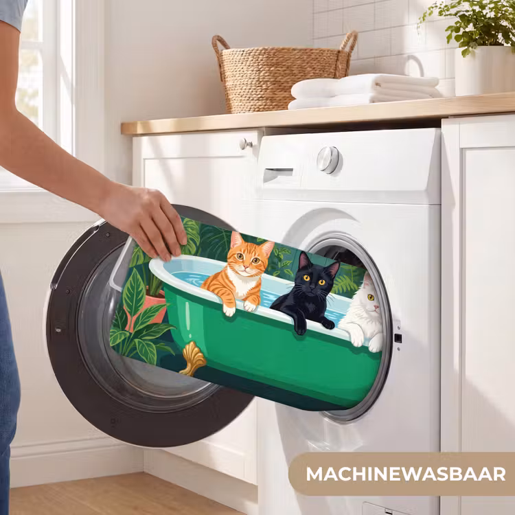 WC Mat - Badkamer - Kattenparade - Kleurrijk — 5