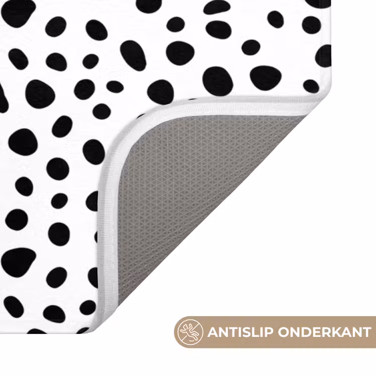 WC Mat - Bliksem - Roze - Stippen — 3
