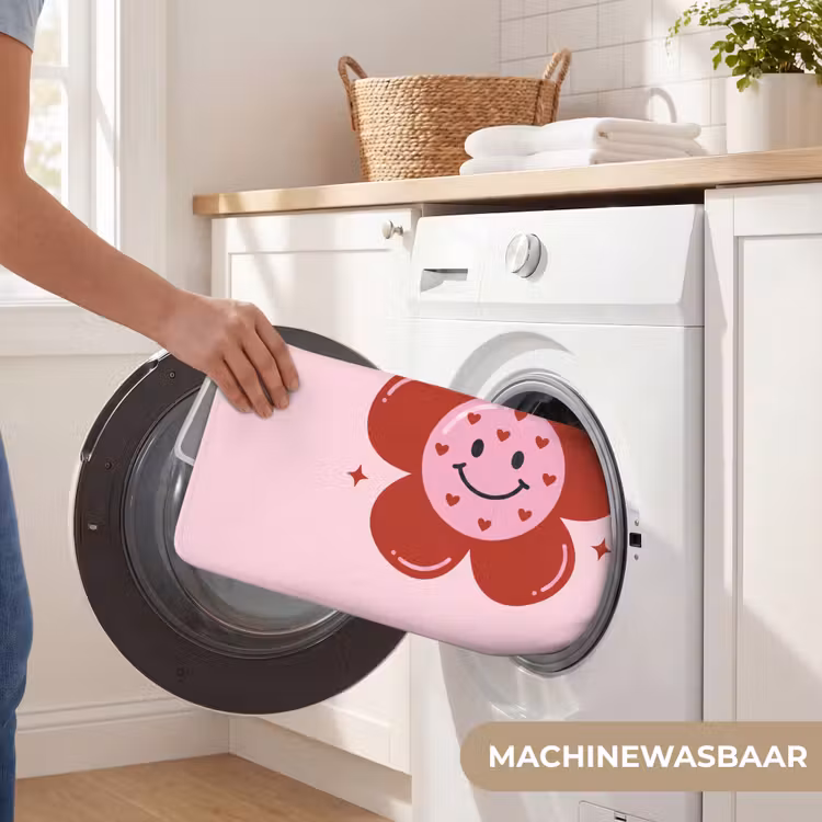 WC Mat - Bloem - Roze - Hartjes — 5